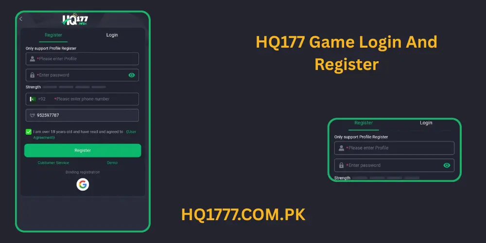HQ177 Game Login